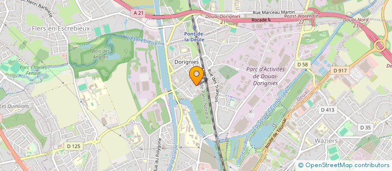 localisation de l'entreprise NORD CASH BOISSONS  DOUAI