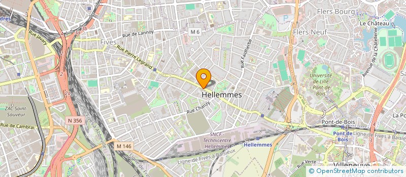 localisation de l'entreprise NORD CERAMIQUE à LILLE