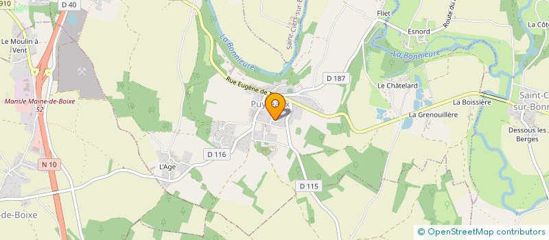 localisation de l'entreprise NORD CHARENTE WIRELESS à FONTENILLE