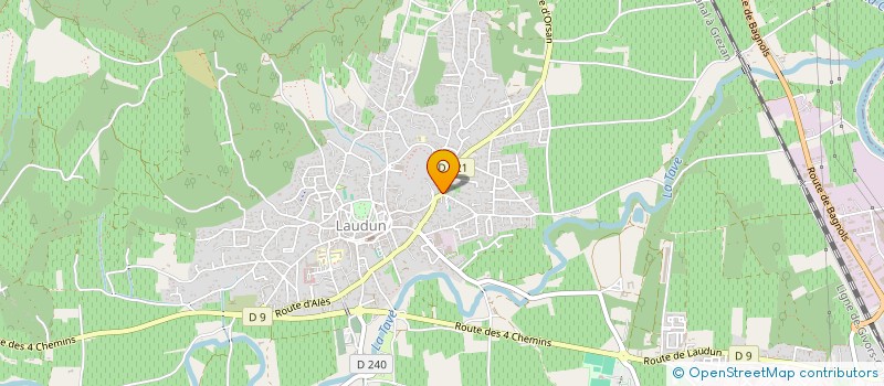 localisation de l'entreprise NORD CHAUF  LAUDUN-L'ARDOISE