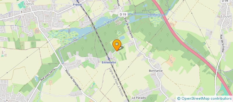 localisation de l'entreprise NORD CLEAN VET à TEMPLEUVE EN PEVELE