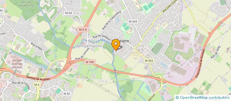 localisation de l'entreprise NORD CLIMATISATION  HEM