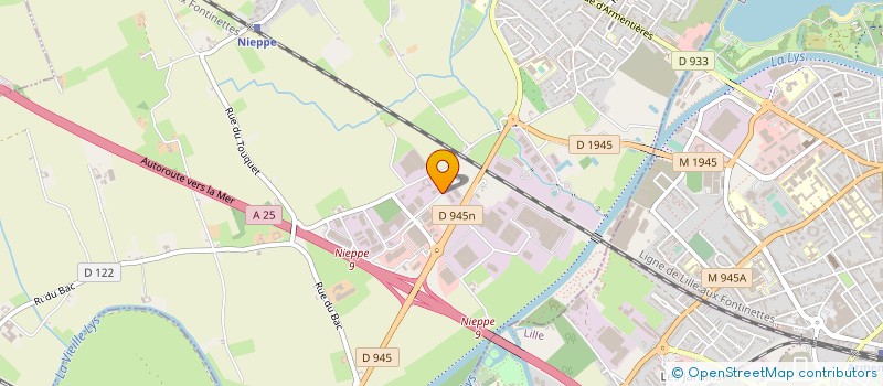 localisation de l'entreprise NORD COAT à NIEPPE