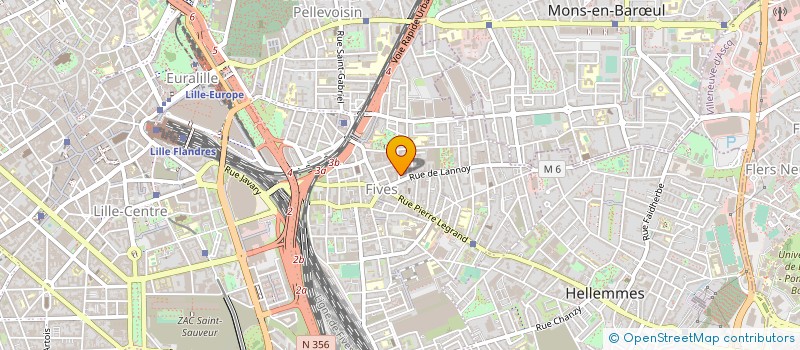 localisation de l'entreprise NORD COMESTIQUE à LILLE