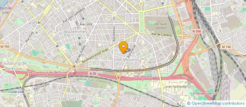 localisation de l'entreprise NORD COMMERCIQUE SARL à LILLE