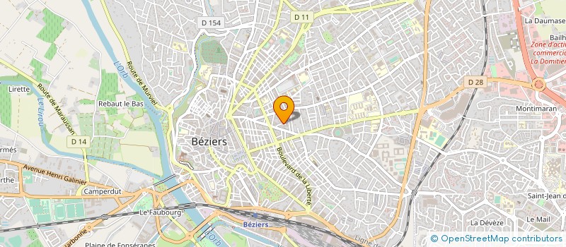 localisation de l'entreprise NORD CONSTRUCTION  BEZIERS