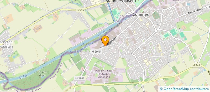 localisation de l'entreprise NORD CONSTRUCTION  COMINES