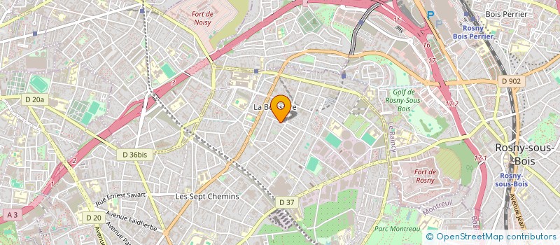 localisation de l'entreprise NORD CONSTRUCTION à MONTREUIL