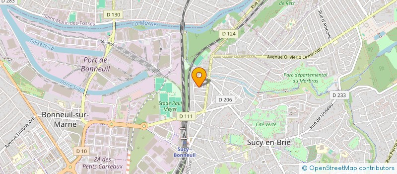 localisation de l'entreprise NORD CONSTRUCTION  SUCY-EN-BRIE