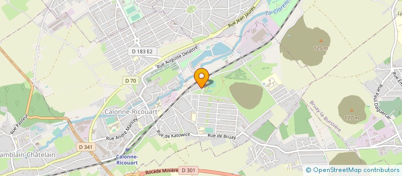 localisation de l'entreprise NORD CONSTRUCTION GROUPEMENT  CALONNE-RICOUART