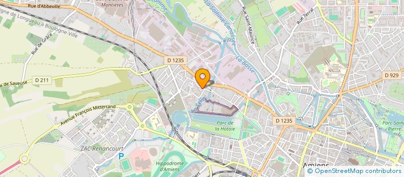 localisation de l'entreprise NORD CONSTRUCTIONS à AMIENS