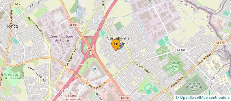 localisation de l'entreprise NORD CONTROLE AUTOMOBILE à NEUVILLE-EN-FERRAIN