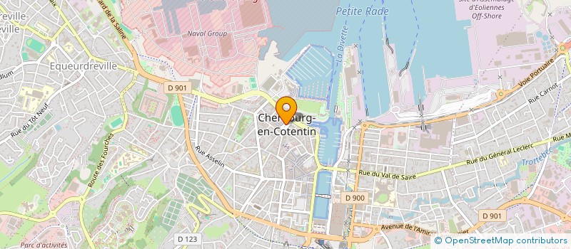 localisation de l'entreprise NORD COTENTIN ATHLETISME  CHERBOURG-EN-COTENTIN