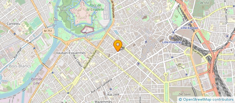 localisation de l'entreprise NORD COURTAGE F & A à LILLE