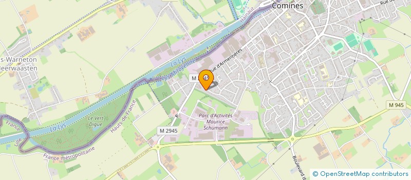 localisation de l'entreprise NORD CREATION INFORMATIQUE SERVICES  COMINES