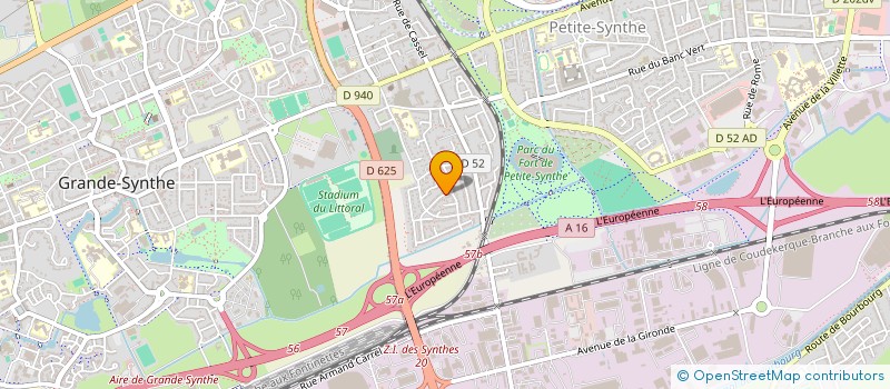 localisation de l'entreprise NORD DEVELOPPEMENT à DUNKERQUE