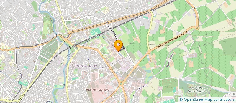 localisation de l'entreprise NORD DIFFUSION à CASTELNAU-LE-LEZ