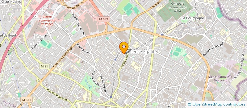 localisation de l'entreprise NORD DIGITAL  TOURCOING