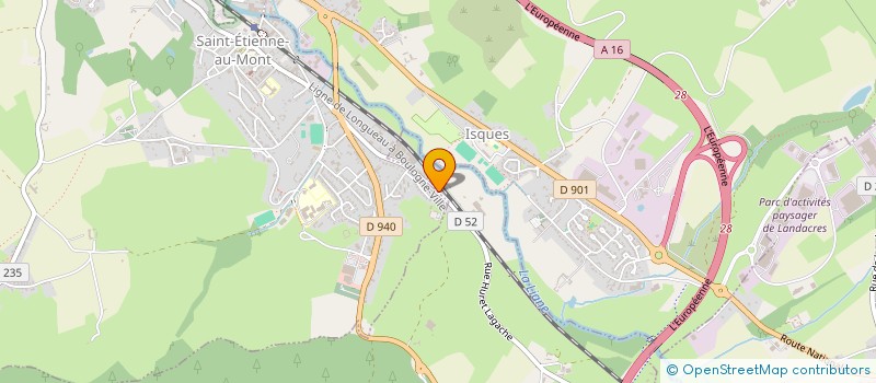 localisation de l'entreprise NORD DISTRIBUTION à CONDETTE