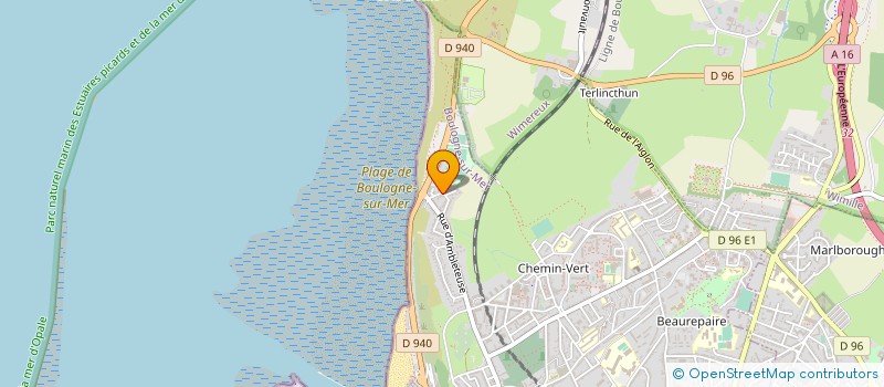 localisation de l'entreprise NORD DISTRIBUTION à BOULOGNE-SUR-MER