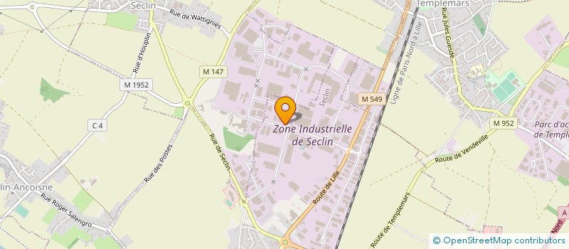 localisation de l'entreprise NORD DISTRIBUTION MANUTENTION à SECLIN