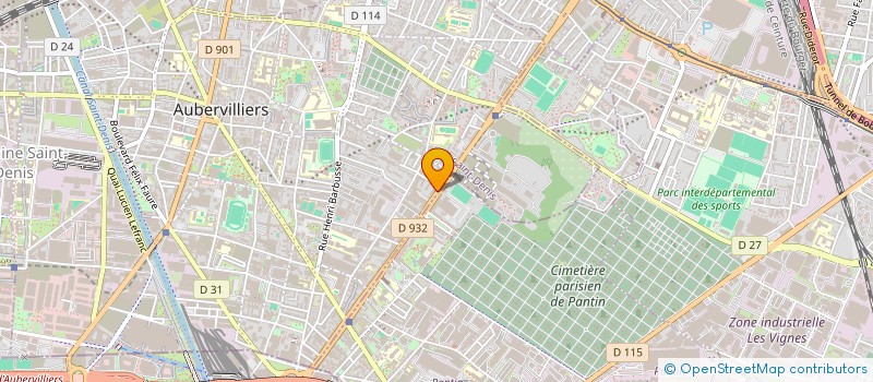 localisation de l'entreprise NORD DOMICILIATION à AUBERVILLIERS