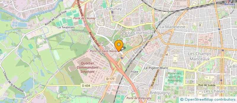 localisation de l'entreprise NORD ENTREPRISES DEVELOPPEMENT  SAINT-JACQUES-DE-LA-LANDE