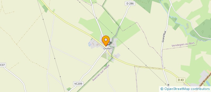 localisation de l'entreprise NORD ESPACE CONCEPTION à SOLESMES