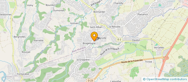localisation de l'entreprise NORD EST à BAIE MAHAULT