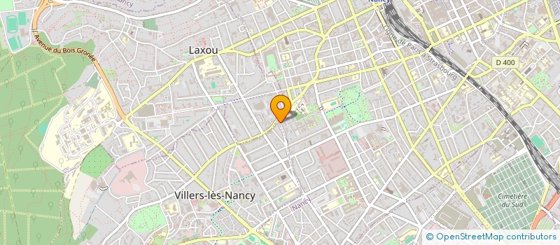 localisation de l'entreprise NORD EST APPLICATIONS à NANCY