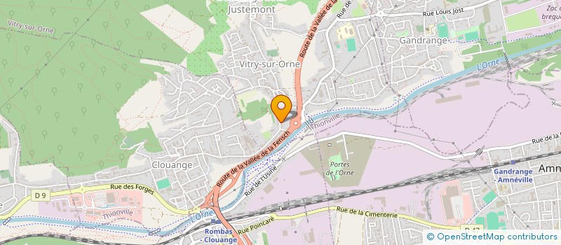 localisation de l'entreprise NORD-EST DECORS  VITRY-SUR-ORNE