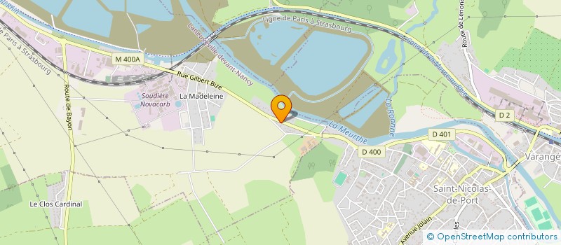 localisation de l'entreprise NORD EST ENGRAISSEMENT  LANEUVEVILLE-DEVANT-NANCY