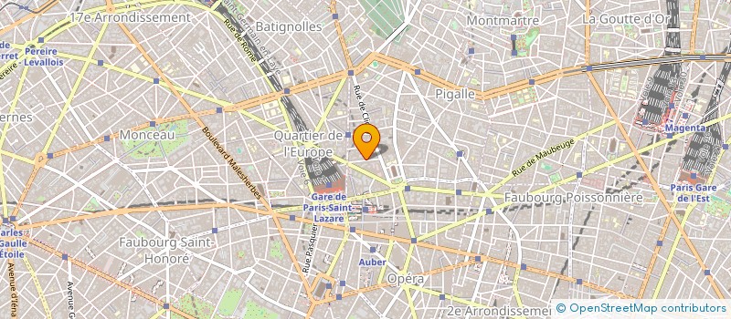 localisation de l'entreprise NORD EST FINANCE  PARIS