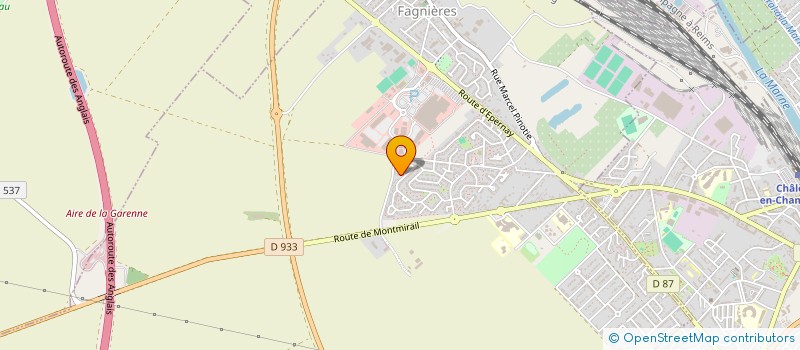 localisation de l'entreprise NORD EST FOURNITURES INDUSTRIELLES  FAGNIERES