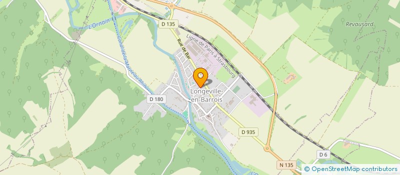 localisation de l'entreprise NORD-EST-GEO-ENVIRONNEMENT à LONGEVILLE-EN-BARROIS
