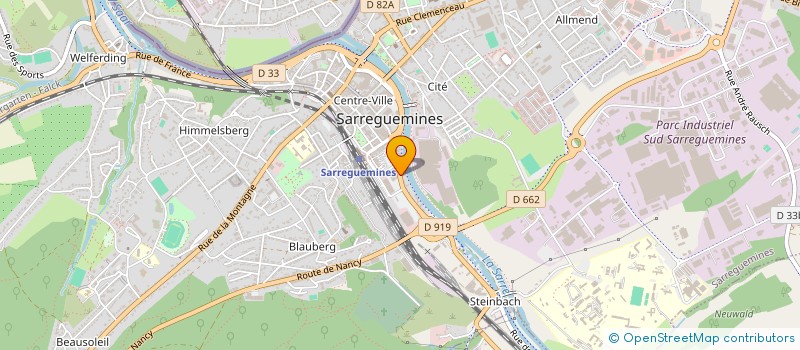 localisation de l'entreprise NORD EST INGENIERIE à SARREGUEMINES