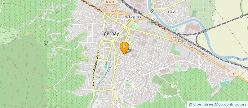 localisation de l'entreprise NORD EST ISOLATION à EPERNAY