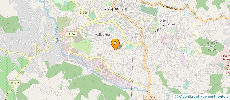 localisation de l'entreprise NORD EST OUEST SUD UNION DE TAI CHI CHUAN à DRAGUIGNAN