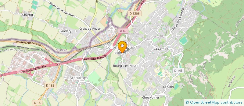 localisation de l'entreprise NORD EST SECURITE  COLLONGES-SOUS-SALEVE