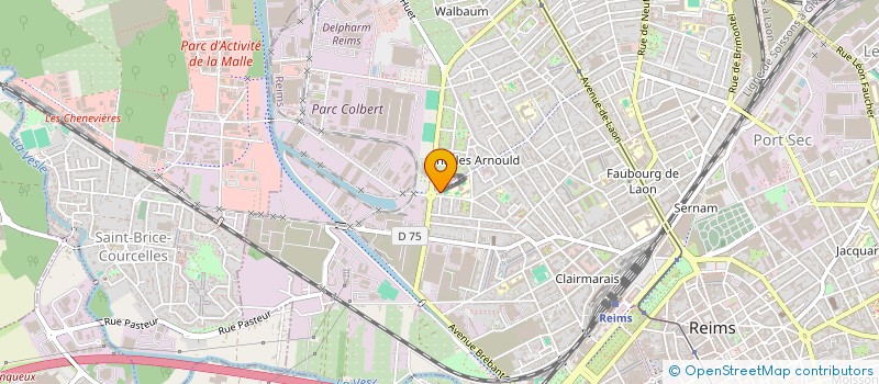 localisation de l'entreprise NORD ET FAUBOURG  REIMS