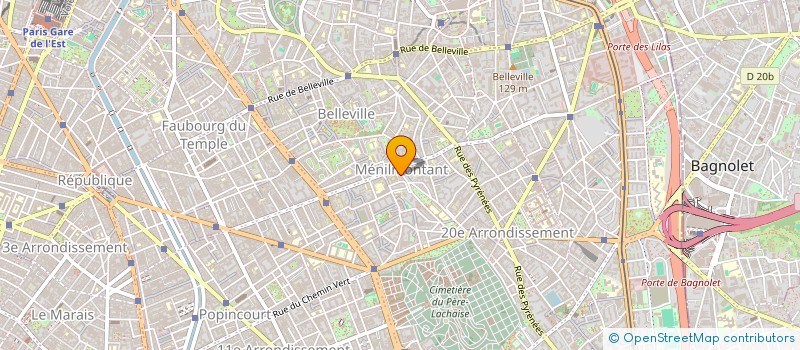 localisation de l'entreprise NORD ETANCHEITE à PARIS