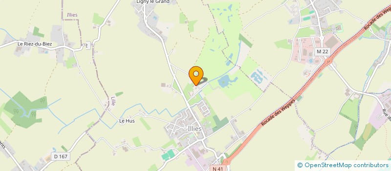 localisation de l'entreprise NORD ETANCHEITE  ILLIES