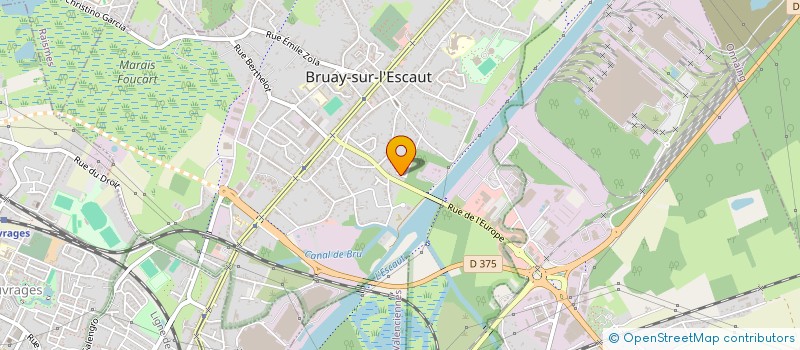 localisation de l'entreprise NORD EVASION à BRUAY-SUR-L'ESCAUT