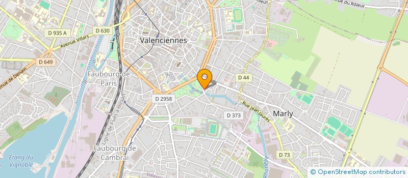localisation de l'entreprise NORD EVENEMENTIEL à VALENCIENNES