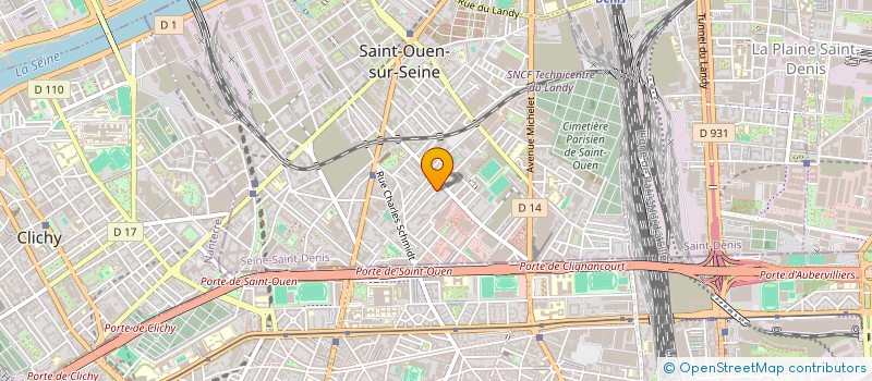 localisation de l'entreprise NORD EXPRESS à SAINT-OUEN-SUR-SEINE