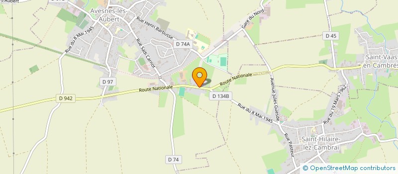 localisation de l'entreprise NORD FIOUL LORQUET à AVESNES-LES-AUBERT