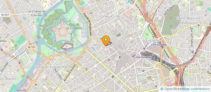 localisation de l'entreprise NORD FOODING à LILLE