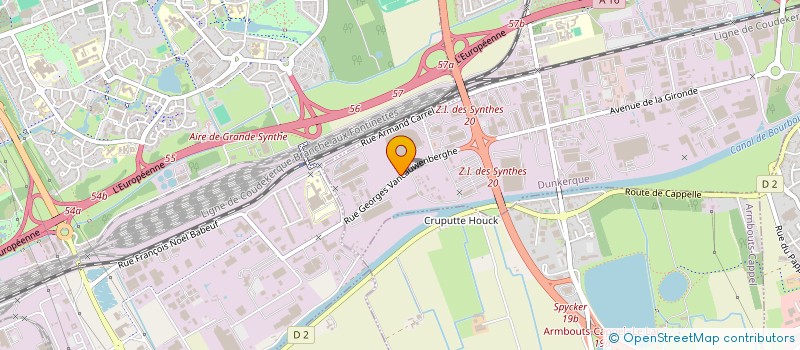 localisation de l'entreprise NORD FORET à DUNKERQUE