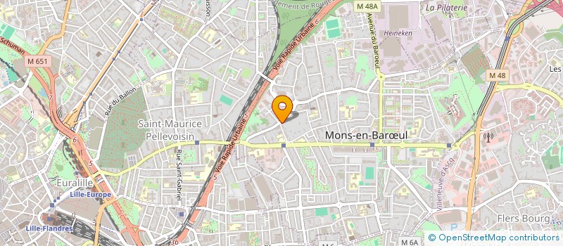 localisation de l'entreprise NORD FORMATION AUTOMOBILE  MONS-EN-BARUL