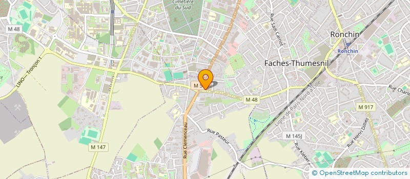 localisation de l'entreprise NORD FRANCE VTC  FACHES-THUMESNIL